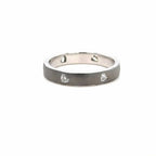 18ct White Gold Diamond 'Heart' Eternity Ring