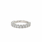 18ct White Gold Diamond Band