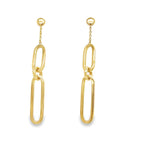 18ct Yellow Gold 'Link' Earrings