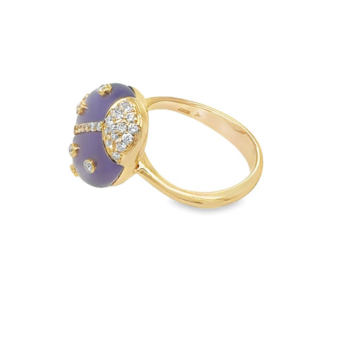 18ct Yellow Gold 'Lady Beatle' Ring