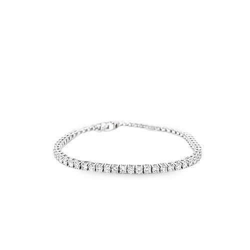 18ct Diamond 'Straight-line' Bracelet